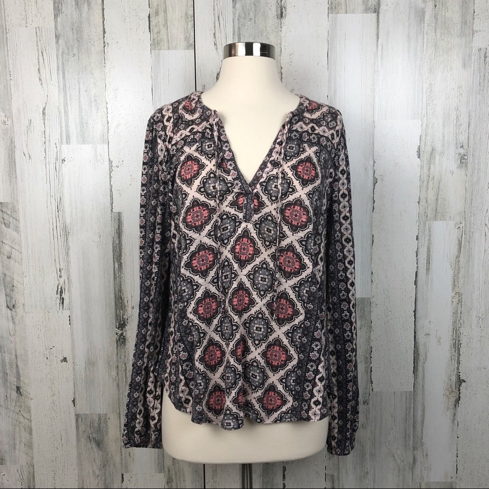 3/$15 LUCKY BRAND BOHO TOP